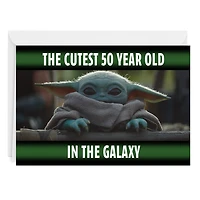 Star Wars: The Mandalorian™ Cutest in the Galaxy Custom Birthday Card for only USD 4.99 | Hallmark