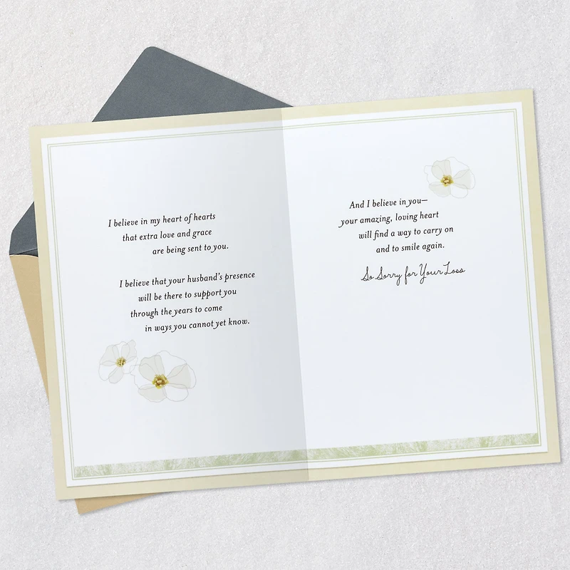 Sending Extra Love and Grace Sympathy Card for Loss of Husband for only USD 4.99 | Hallmark