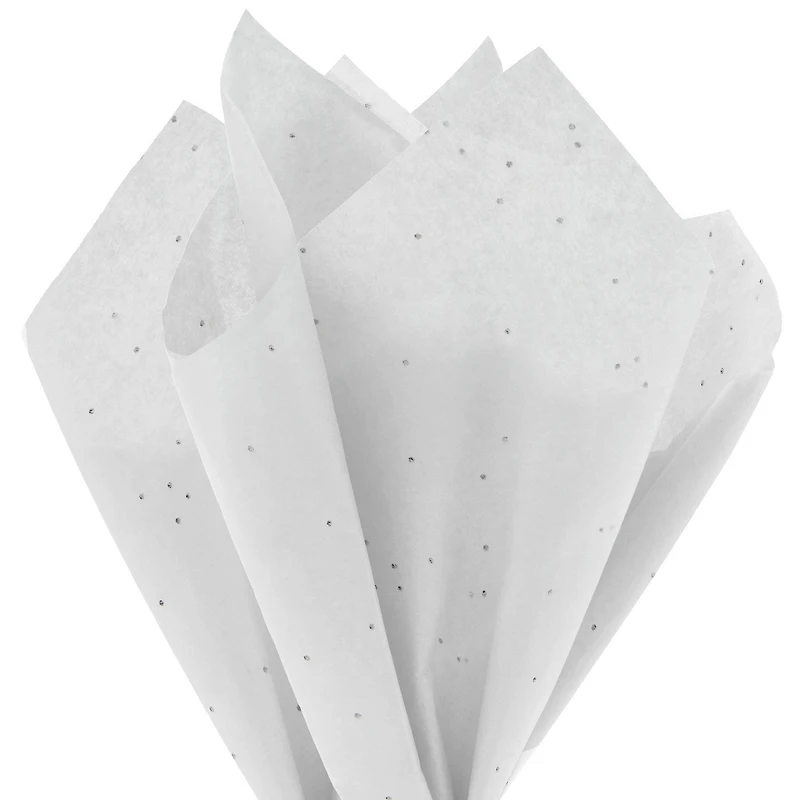 Sparkling Dots on White Tissue Paper, 6 sheets for only USD 2.49 | Hallmark