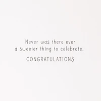 Disney Winnie the Pooh Never a Sweeter Thing Baby Shower Card for only USD 7.59 | Hallmark