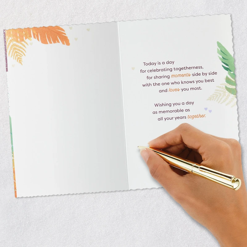 A Day for Celebrating Anniversary Card for Parents for only USD 5.99 | Hallmark
