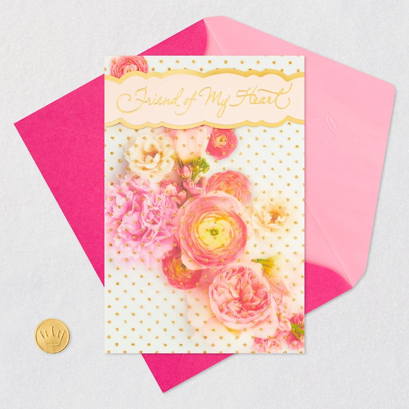 Friend of My Heart Floral Birthday Card for only USD 6.59 | Hallmark