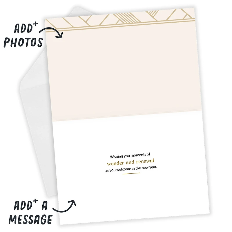 Gold 2027 Custom New Year Card for only USD 4.99 | Hallmark