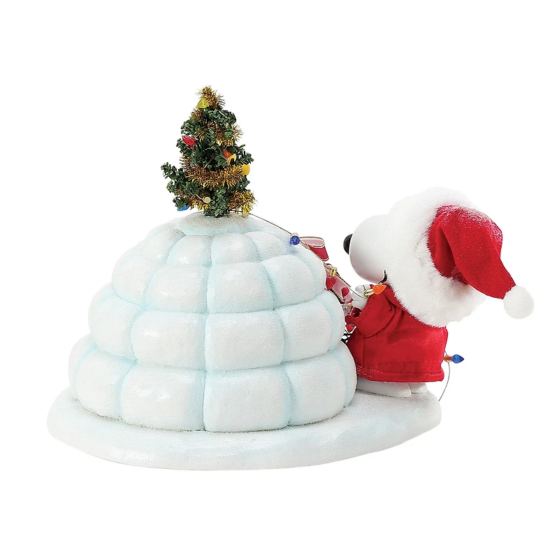 Enesco Peanuts Snoopy With Puffer Igloo Figurine, 7" for only USD 74.99 | Hallmark