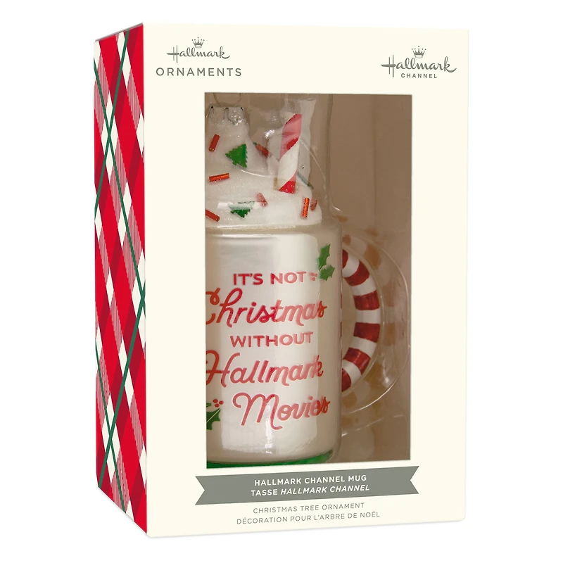 Hallmark Channel Festive Mug Glass Hallmark Ornament for only USD 19.99 | Hallmark