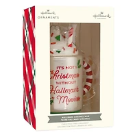 Hallmark Channel Festive Mug Glass Hallmark Ornament for only USD 19.99 | Hallmark