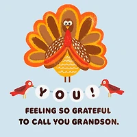 So Grateful for You Thanksgiving Card for Grandson for only USD 2.99 | Hallmark