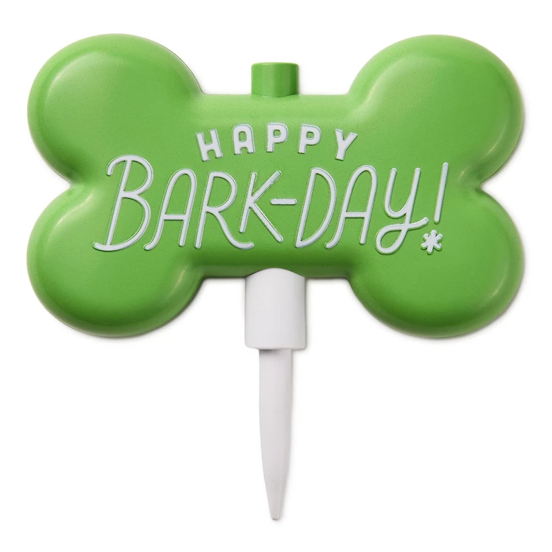 Happy Barkday Candle Holder Cake Topper for only USD 19.99 | Hallmark