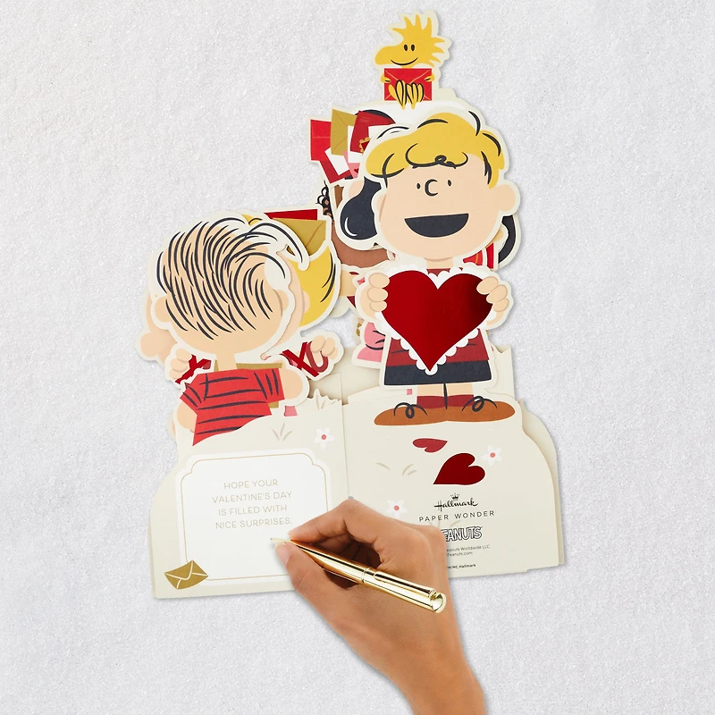 Jumbo The Peanuts Gang® 3D Pop-Up Valentine's Day Card for only USD 14.99 | Hallmark