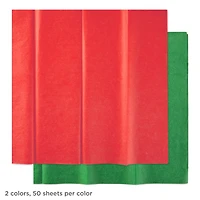 Red and Green 2-Pack Bulk Tissue Paper, 100 sheets for only USD 10.99 | Hallmark