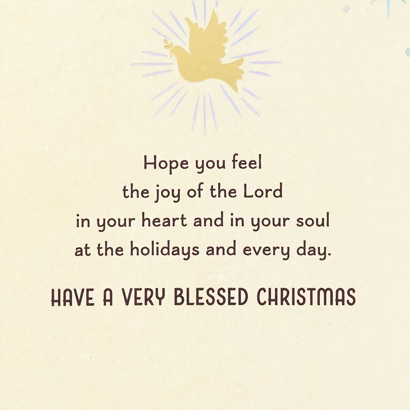A Time for Peace, Faith and Joy Christmas Card for only USD 5.99 | Hallmark