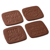 Yellowstone Dutton Ranch Bonded Leather Coasters, Set of 4 for only USD 28.99 | Hallmark