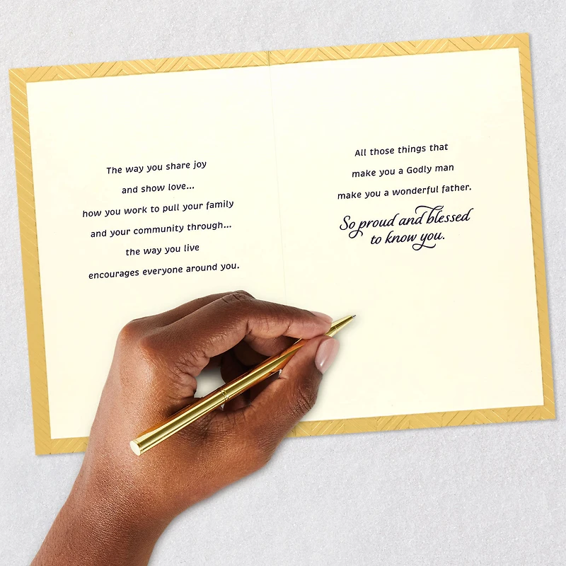So Proud and Blessed to Know Such a Godly Man Father's Day Card for only USD 5.99 | Hallmark
