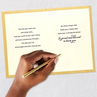 So Proud and Blessed to Know Such a Godly Man Father's Day Card for only USD 5.99 | Hallmark