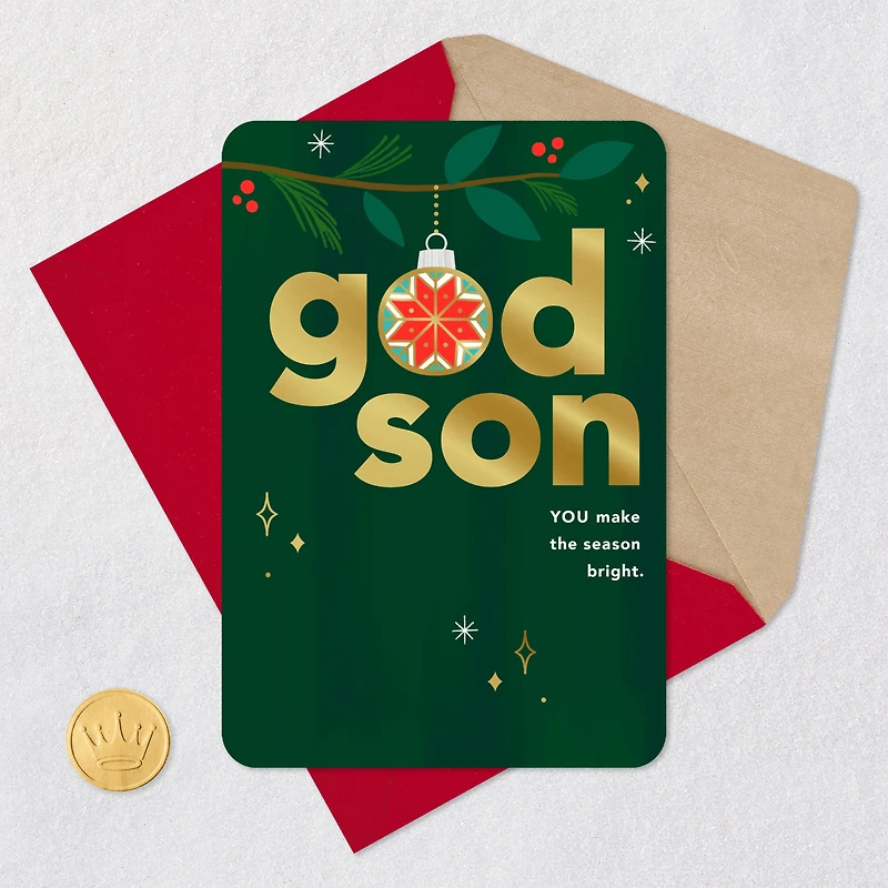 You Fill Hearts With Pride and Joy Christmas Card for Godson for only USD 2.99 | Hallmark