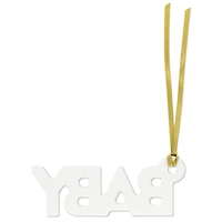 Gold "Baby" Die-Cut Gift Trim for only USD 4.49 | Hallmark