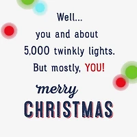 You Make the Holidays Extra Bright Christmas Card for Grandson for only USD 2.99 | Hallmark