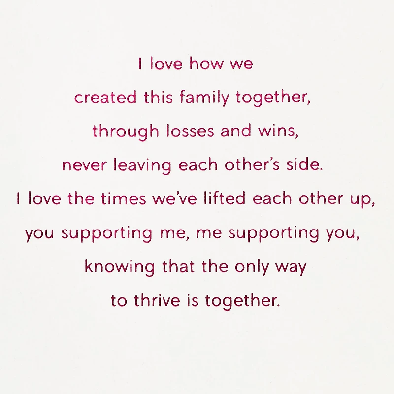 We Thrive Together Mother's Day Card for Wife for only USD 7.99 | Hallmark