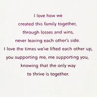 We Thrive Together Mother's Day Card for Wife for only USD 7.99 | Hallmark
