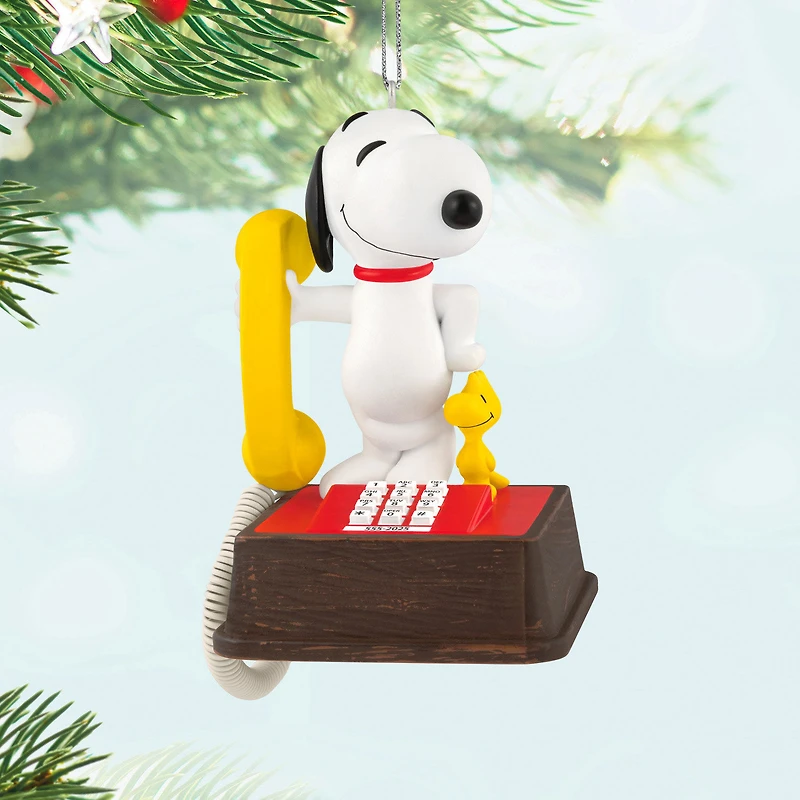 Peanuts® 75th Anniversary Hello, Snoopy! Ornament With Sound for only USD 37.99 | Hallmark