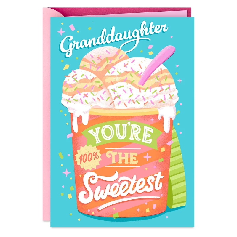 You're the Sweetest Birthday Card for Granddaughter for only USD 2.99 | Hallmark