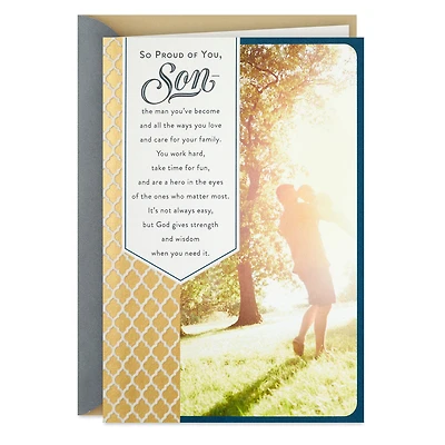 So Proud of You Religious Father's Day Card for Son for only USD 5.59 | Hallmark