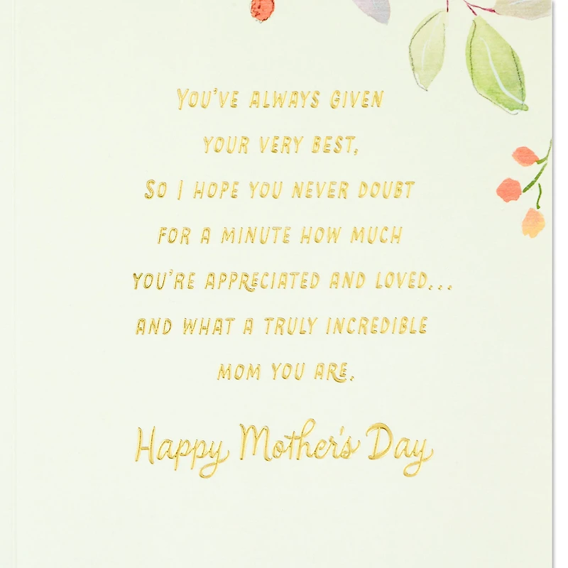 You're Appreciated and Loved Mother's Day Card for Mom for only USD 5.99 | Hallmark