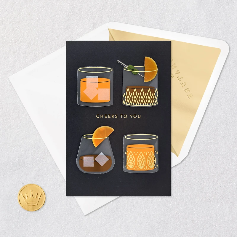 Old-Fashioned Cocktails Cheers to You Father's Day Card for only USD 8.59 | Hallmark