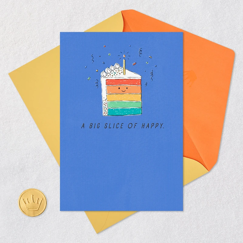 Big Slice of Happy Birthday Card for only USD 3.99 | Hallmark