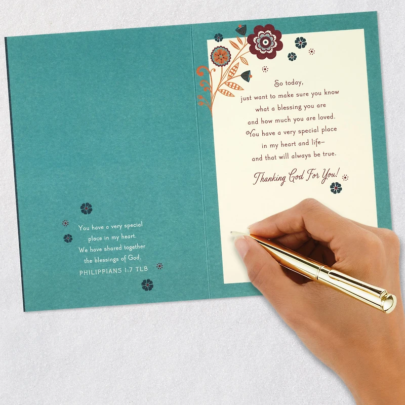 What a Blessing You Are Religious Thanksgiving Card for only USD 4.99 | Hallmark