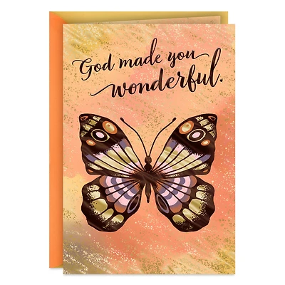 God Made You Wonderful Birthday Card for only USD 4.59 | Hallmark