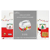 Happy Camper 3-Pack Holiday Gable Gift Box Bundle for only USD 6.99 | Hallmark