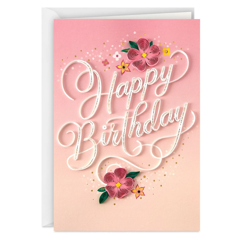 The Loveliest Reason to Celebrate Quilled Paper Handmade Birthday Card for only USD 13.59 | Hallmark
