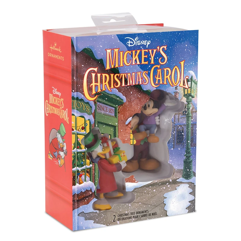 Disney Mickey's Christmas Carol Hallmark Ornaments, Set of 2 for only USD 28.99 | Hallmark