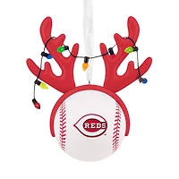MLB Cincinnati Reds™ Reindeer Baseball Hallmark Ornament for only USD 12.99 | Hallmark
