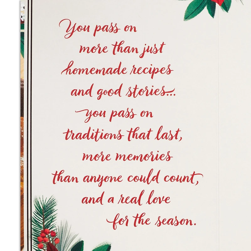 Traditions That Last Christmas Card for Grandma for only USD 3.99 | Hallmark