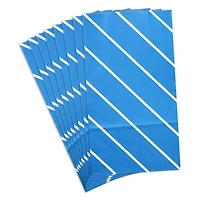 Bold Blue Stripes 8-Pack Paper Goodie Bags With Stickers for only USD 6.29 | Hallmark
