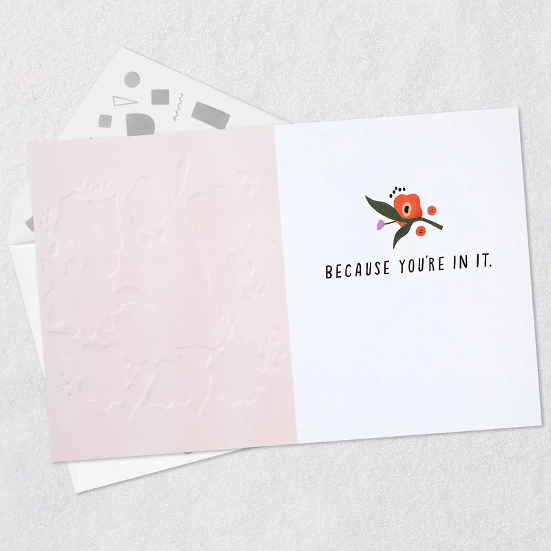 Life Is Beautiful Because You're in It Card for only USD 3.99 | Hallmark