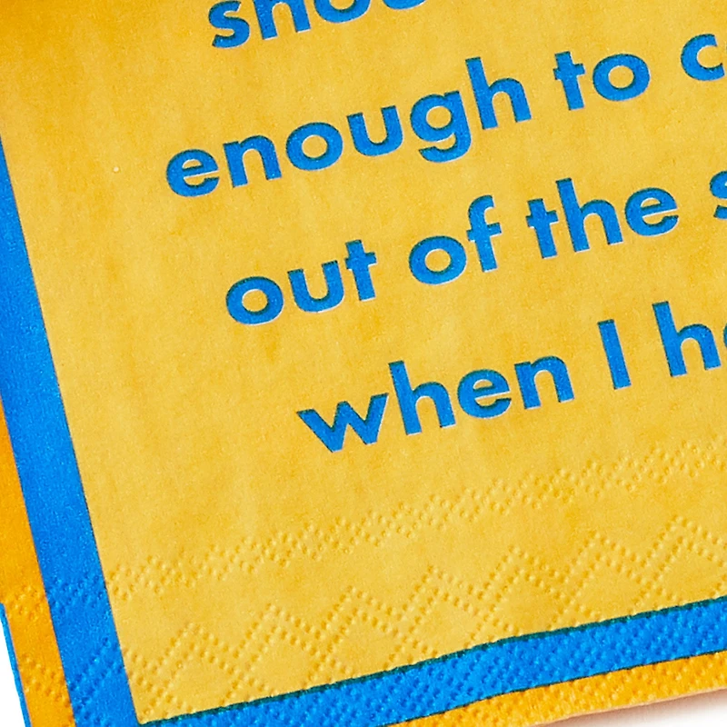 Drinks on Me Song Lyrics Funny Party Napkins, Pack of 20 for only USD 5.99 | Hallmark