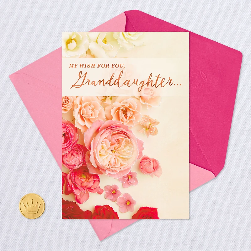You're Loved Floral Birthday Card for Granddaughter for only USD 2.59 | Hallmark