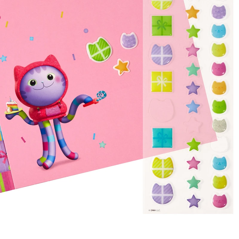 Gabby's Dollhouse Cat-titude Birthday Card with Stickers for only USD 6.99 | Hallmark