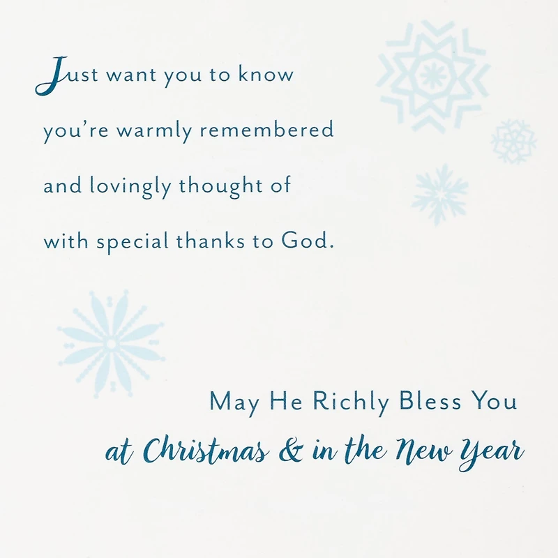 Blessed and Very Thankful Religious Christmas Card for only USD 5.99 | Hallmark