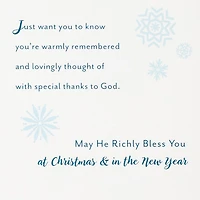 Blessed and Very Thankful Religious Christmas Card for only USD 5.99 | Hallmark