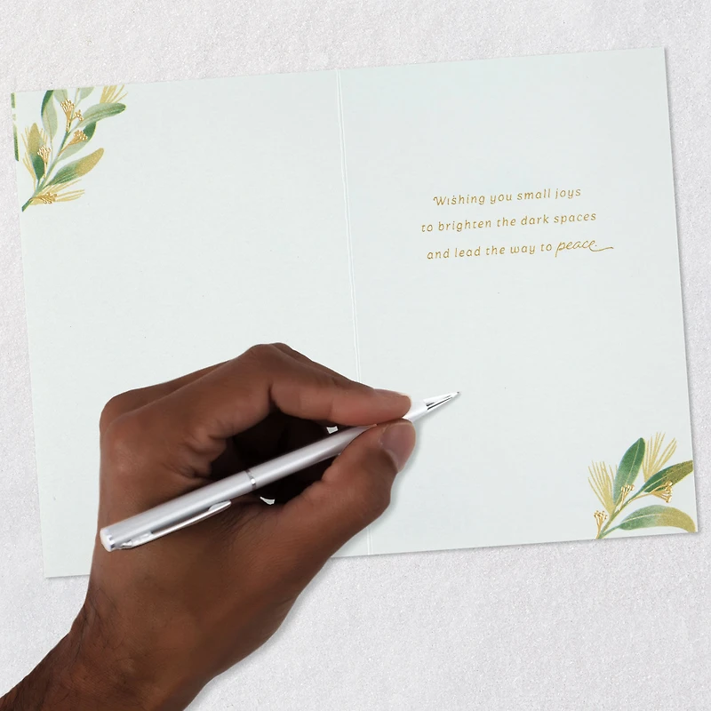 Wishing You Small Joys to Brighten the Dark Spaces Christmas Sympathy Card for only USD 5.59 | Hallmark