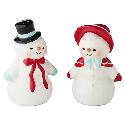 Sculpted Snow People Salt and Pepper Shakers, Set of 2 for only USD 19.99 | Hallmark