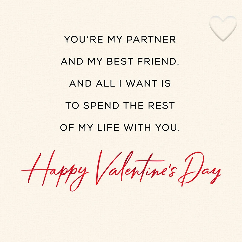 My Partner, My Friend Valentine's Day Card for Husband for only USD 5.99 | Hallmark