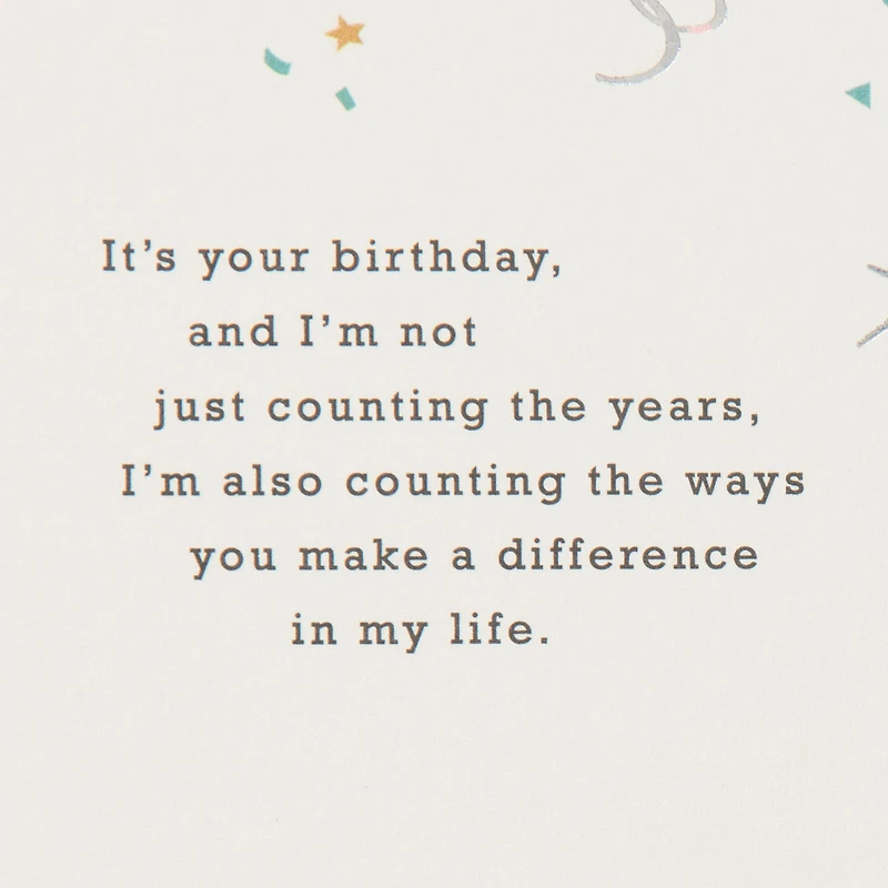 You Make a Difference in My Life Birthday Card for Dad for only USD 4.99 | Hallmark