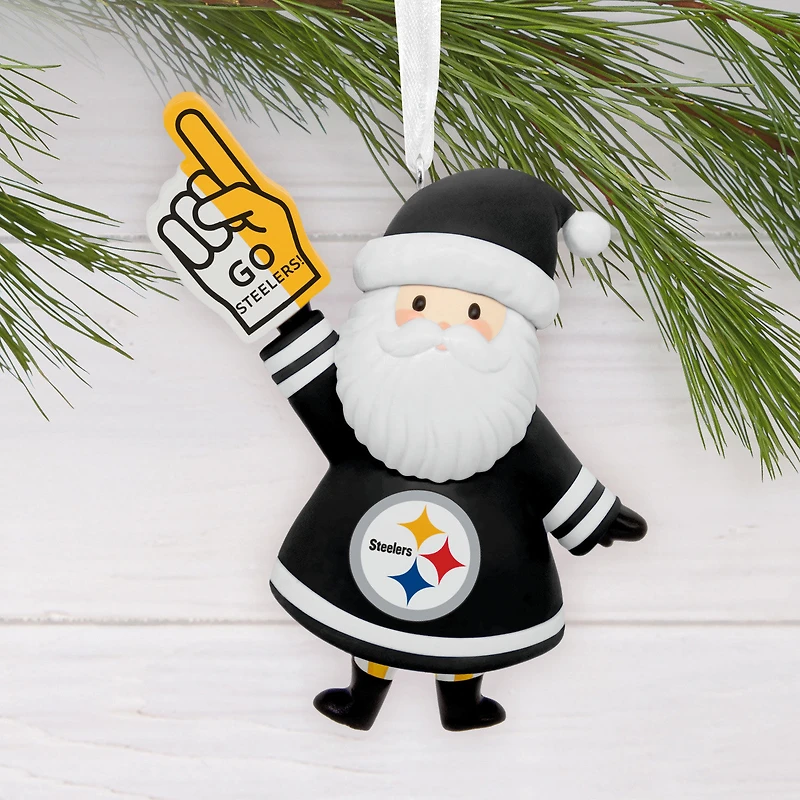 NFL Pittsburgh Steelers Santa Fan Hallmark Ornament for only USD 12.99 | Hallmark