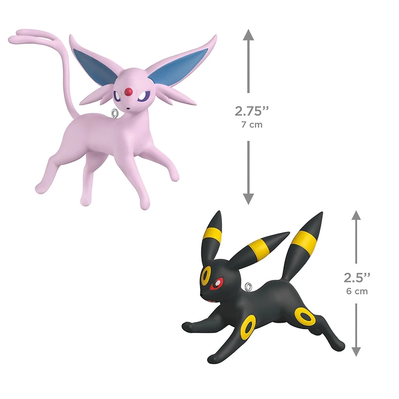 Pokémon Espeon and Umbreon Ornaments, Set of 2 for only USD 34.99 | Hallmark