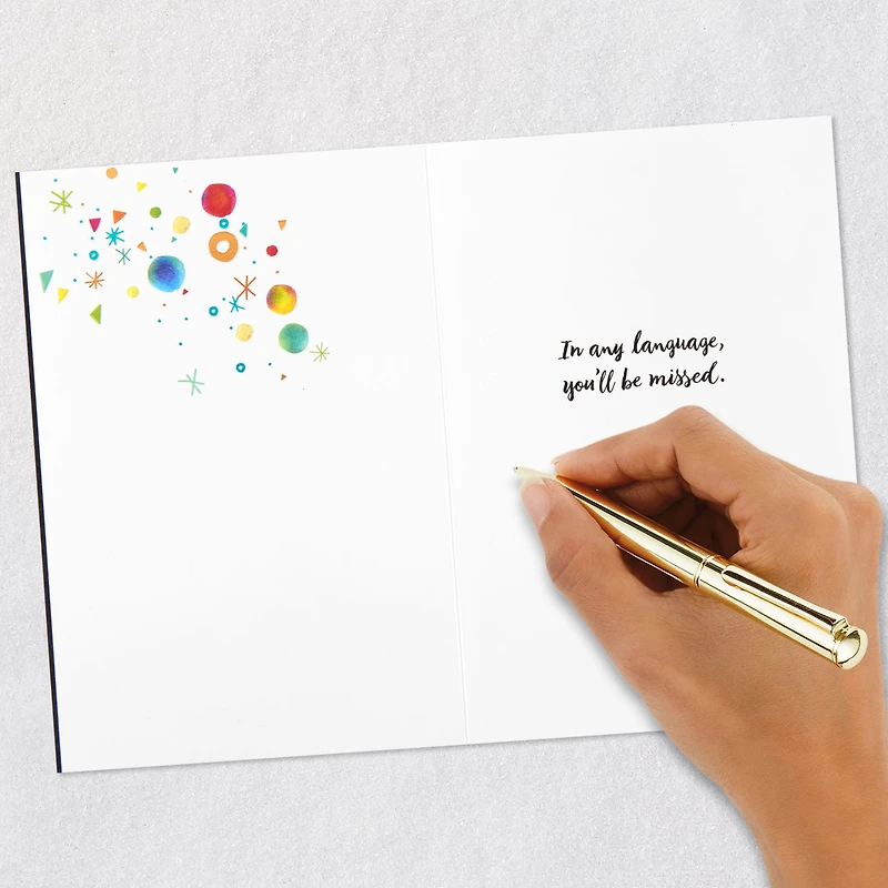 You'll Be Missed in Any Language Goodbye Card for only USD 4.59 | Hallmark